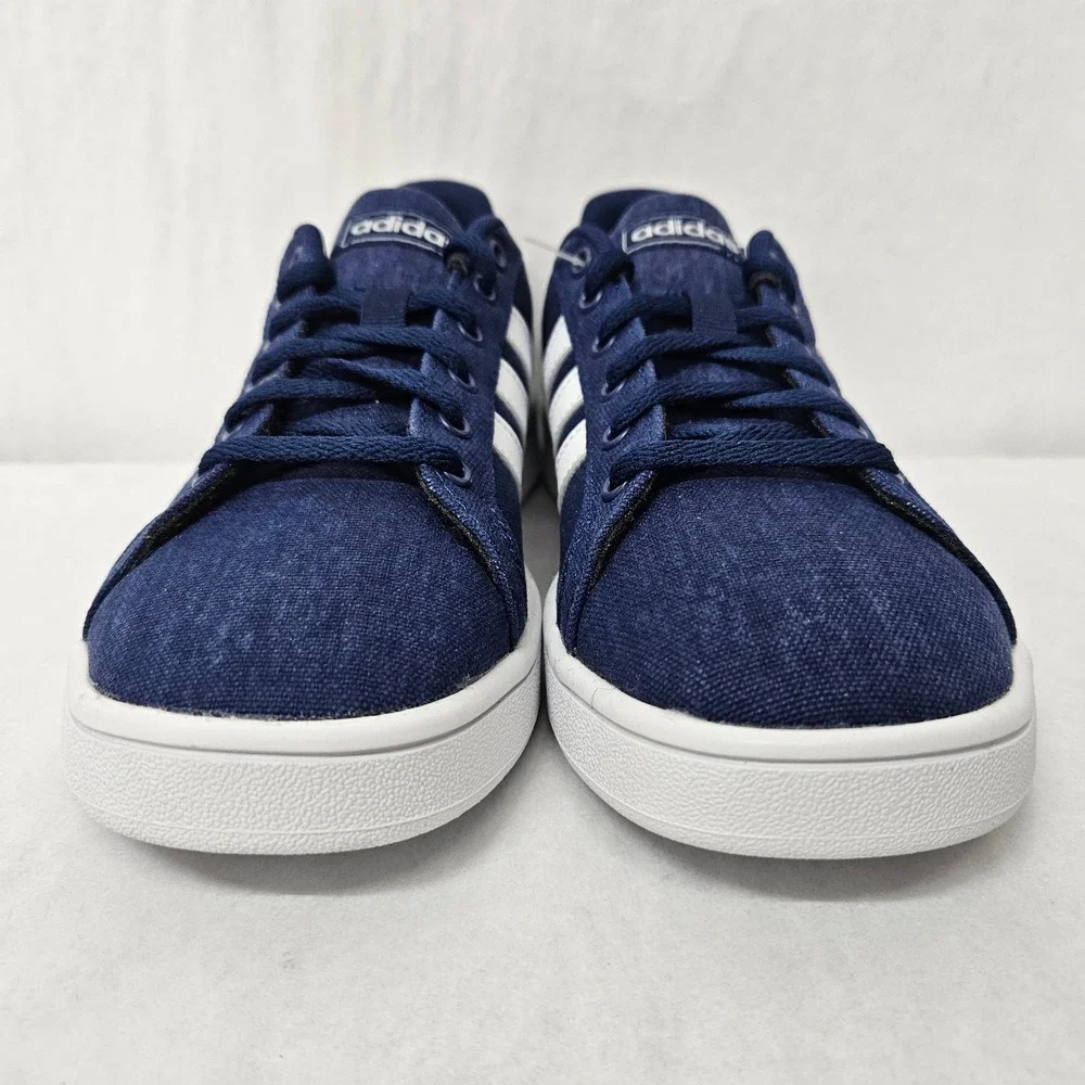 Adidas Grand Court K Tennis Shoes EG1518 Dark Blue White Kids Size 3
